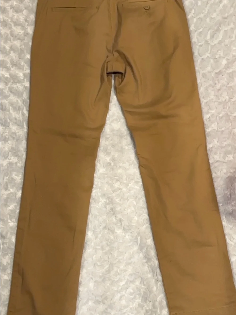 Kids  Slim Straight Chino Pants in Camel